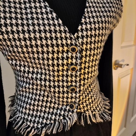 Vintage Miss Dorby Houndstooth Dress - Picture 3 of 5